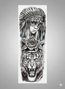 Tatuagem Temporária 3D – Realista, À Prova D’Água e Unissex